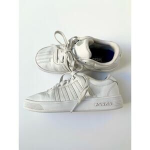 K-Swiss Size 13 White Girls Kids Shoes Sneakers